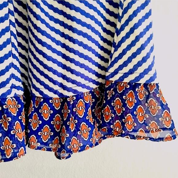 Odille by Anthropologie Women’s Top Large Stripe - Picture 5 of 8